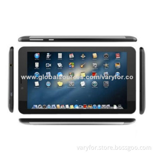 7” tablet PC with 3G, MTK6572 1.2GHz, 512MB RAM 4GB flash, dual camera, Bluetooth, Wi-Fi